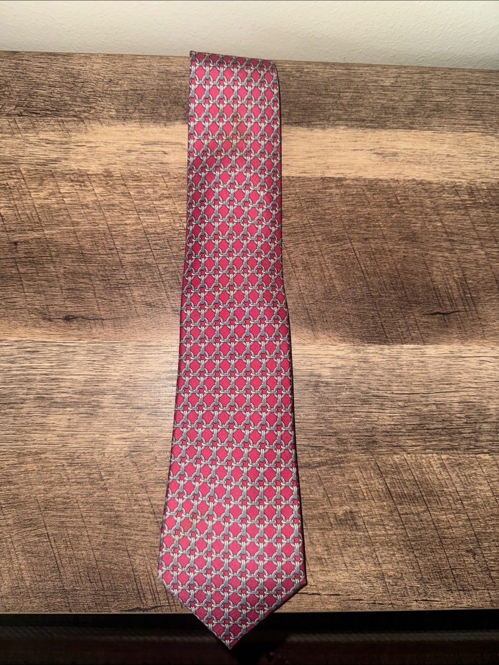 Hermes’ 100% Patterned Silk Tie